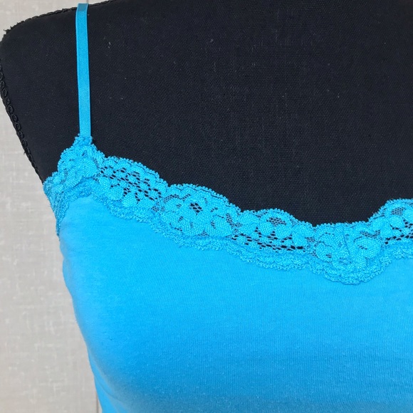 AEROPOSTALE COASTAL BLUE LACE TANKTOP - Picture 2 of 4